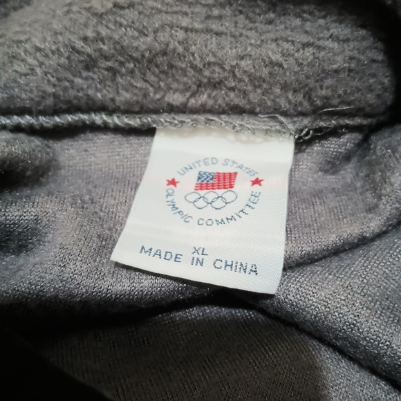 U.S.A. Olympic Team London Full Zipper Fleece Jacket Size XLarge - Picture 5 of 10